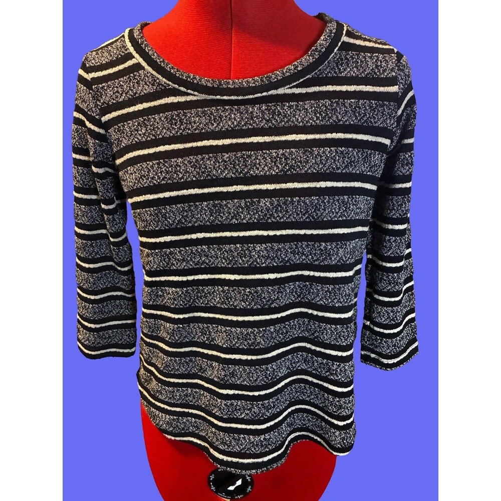 Anthropologie Everly Women’s Black And White Top Size Small